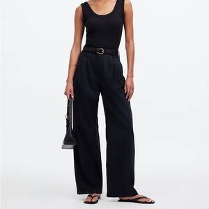 Madewell Harlow Pants in Black Size Petite 14